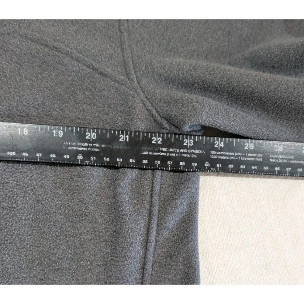 The North Face Gray Full Zip Fleece Jacket Men's Size Large